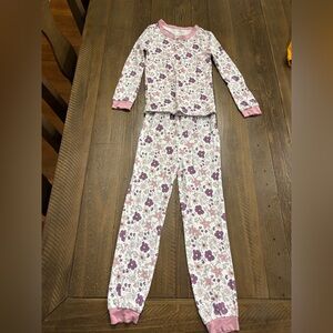 Milk berry Pink and Purple Floral Pajama Set